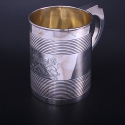 Admiral Lord Collingwood’s Trafalgar silver mug