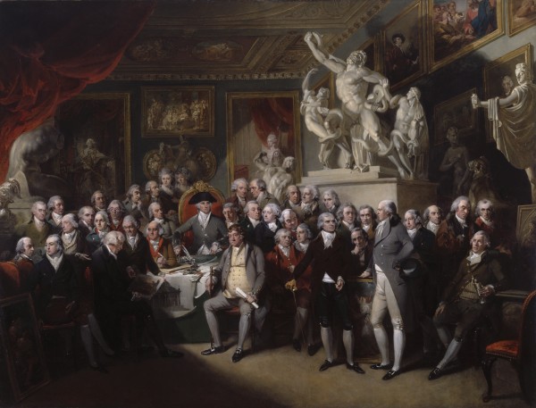 The Royal Academicians in General Assembly, 1795 by Henry Singleton. Photo: RA © Royal Academy of Arts, London
