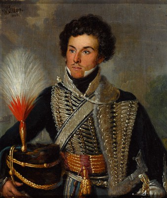 An officer, 18th Regiment of (Light) Dragoons (Hussars), 1815. National Army Museum